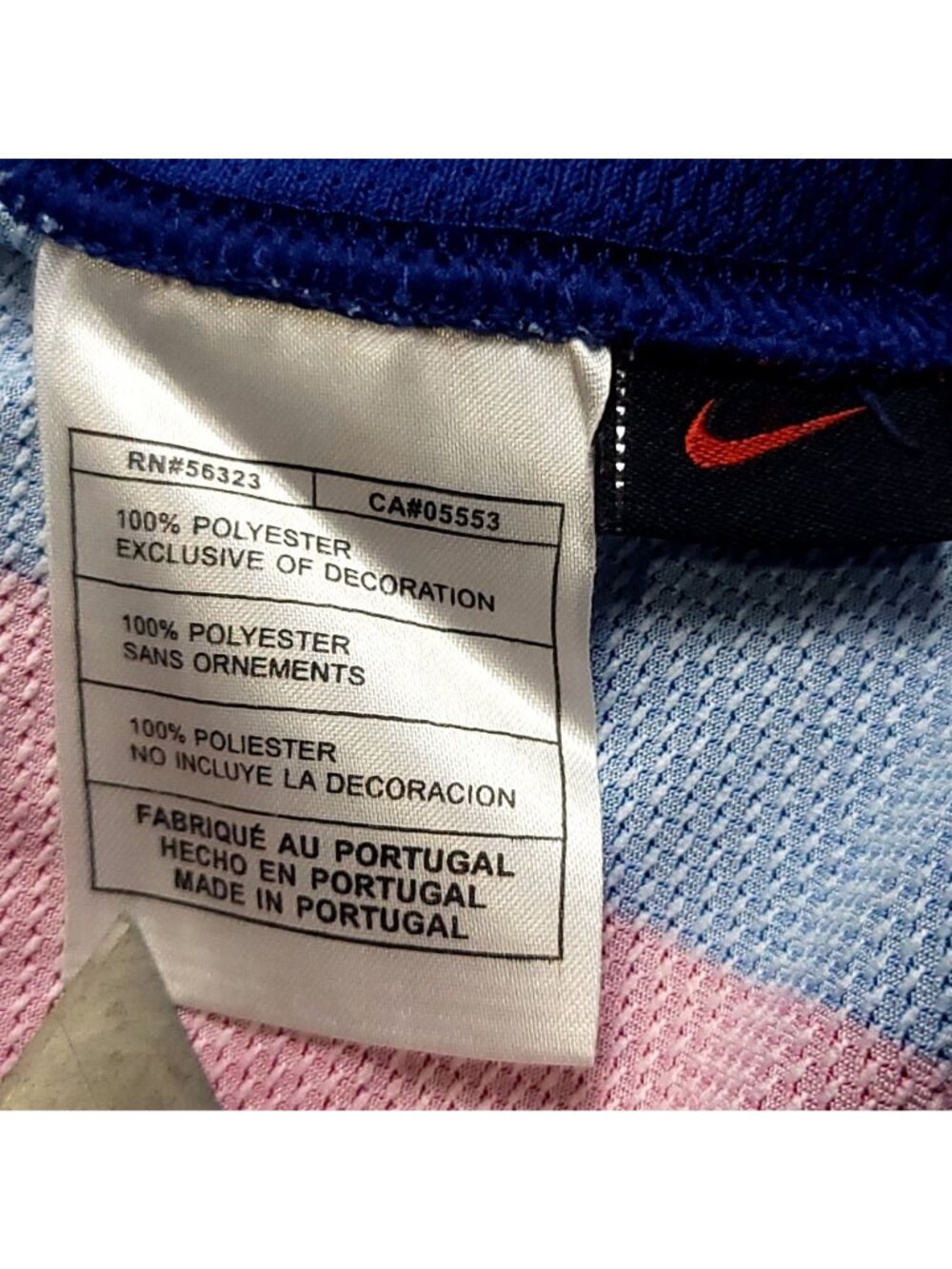 Ronaldinho Barcelona Anniversary 2007 2008 Soccer Jersey XL SKU# 237741-655 - Picture 5 of 7